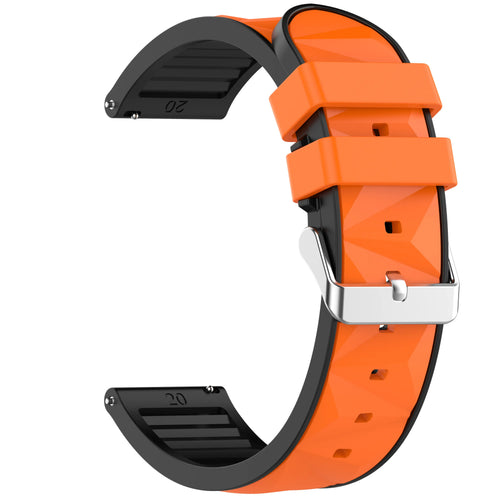 Amazfit Balance 2 Diamond Sport Strap (Orange/Black)