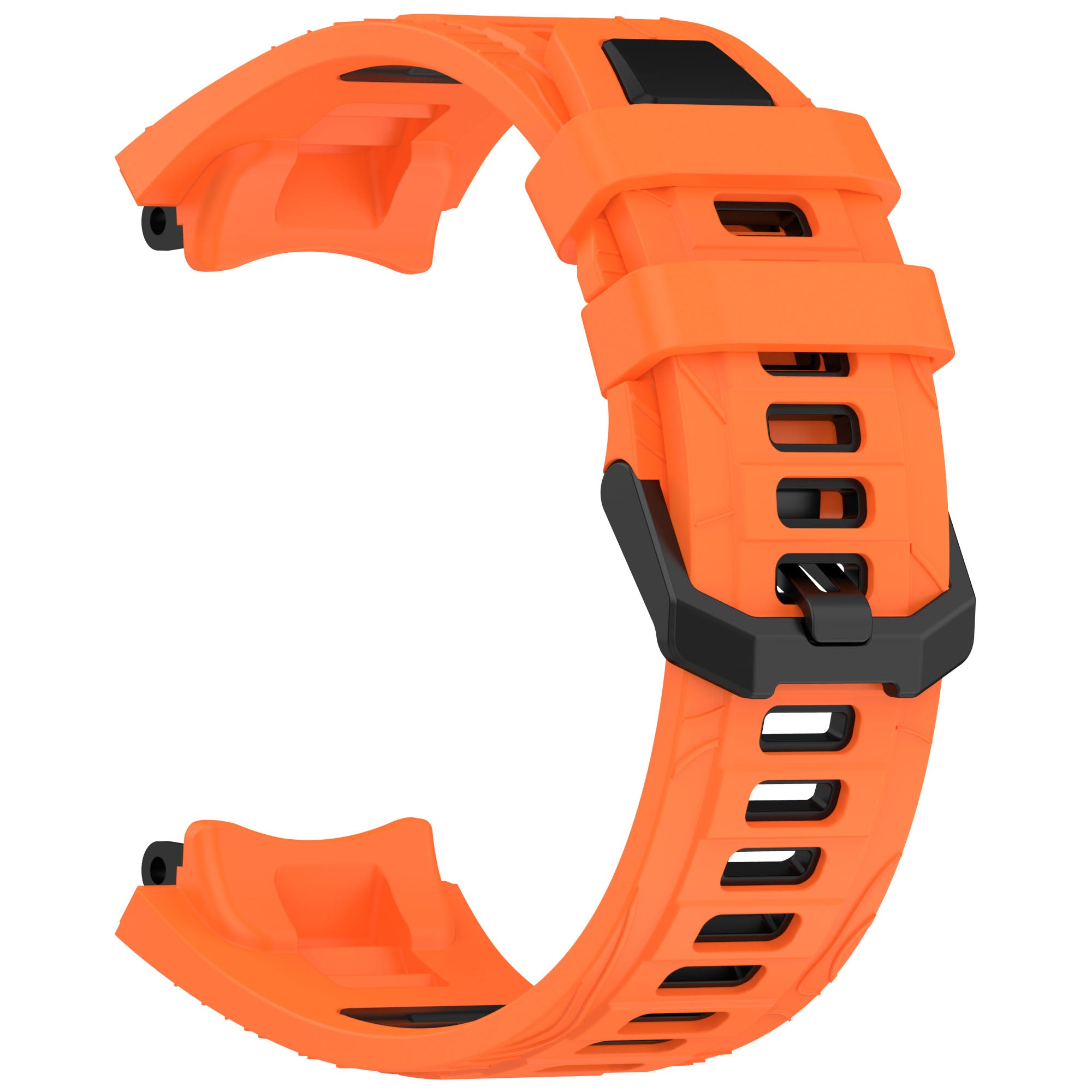 Bracelet silicone sport Amazfit T-Rex 3 (orange/noir)