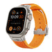 Bracelet silicone élastique liquide Apple Watch (orange)