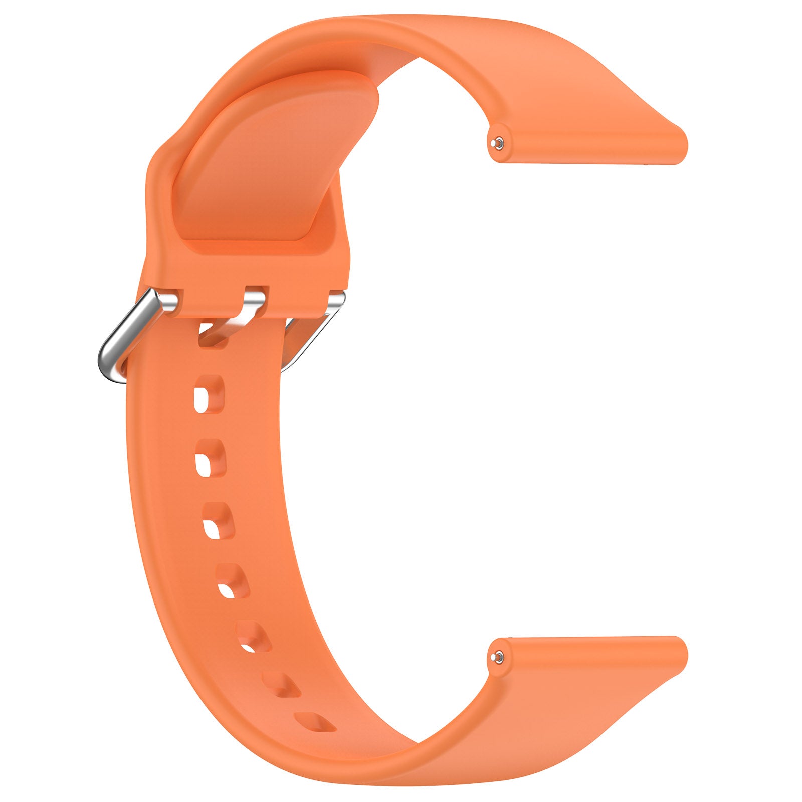 Coros Apex 4 - 46mm Silicone Buckle Strap (Orange)