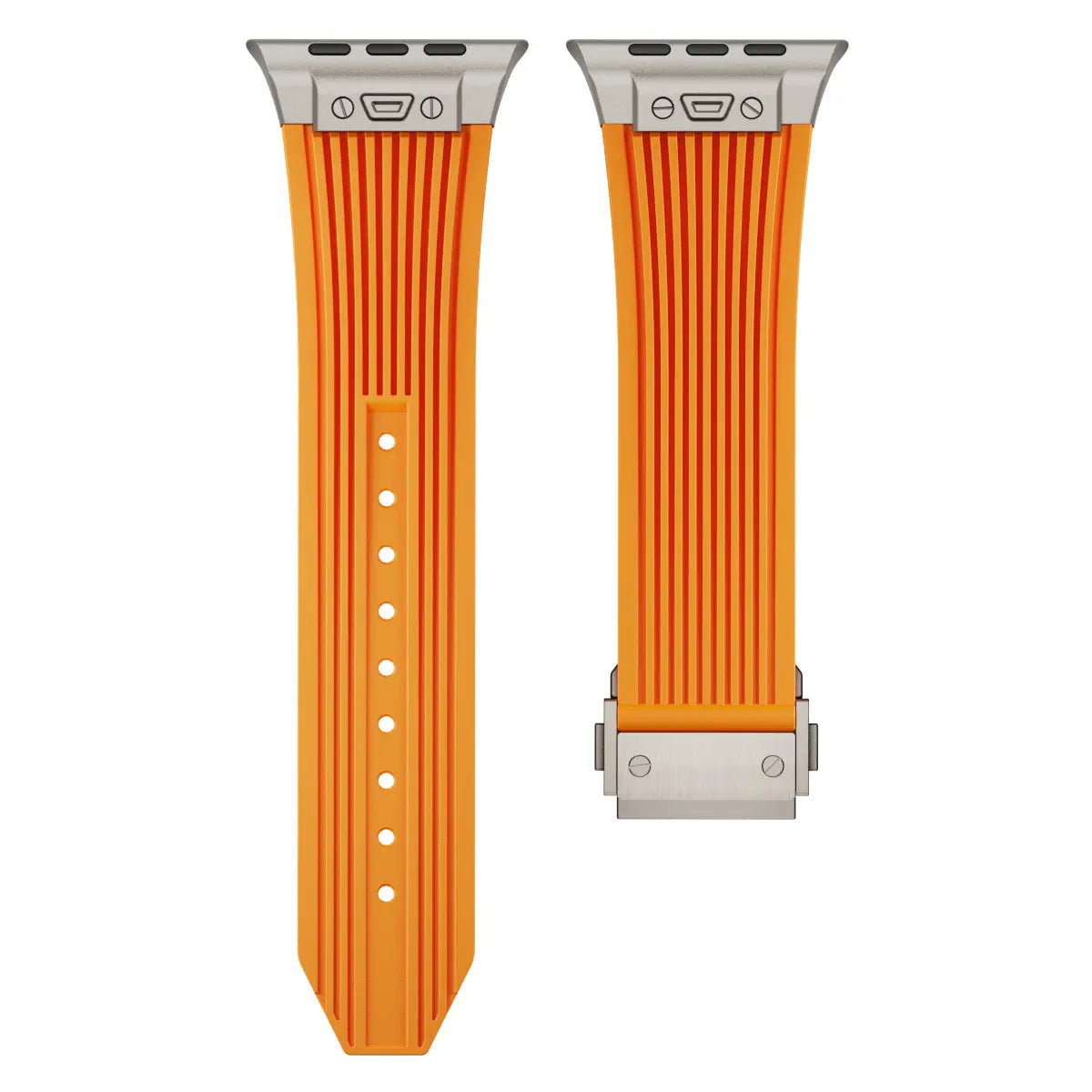 Liquid Elastic Silicone Strap, orange