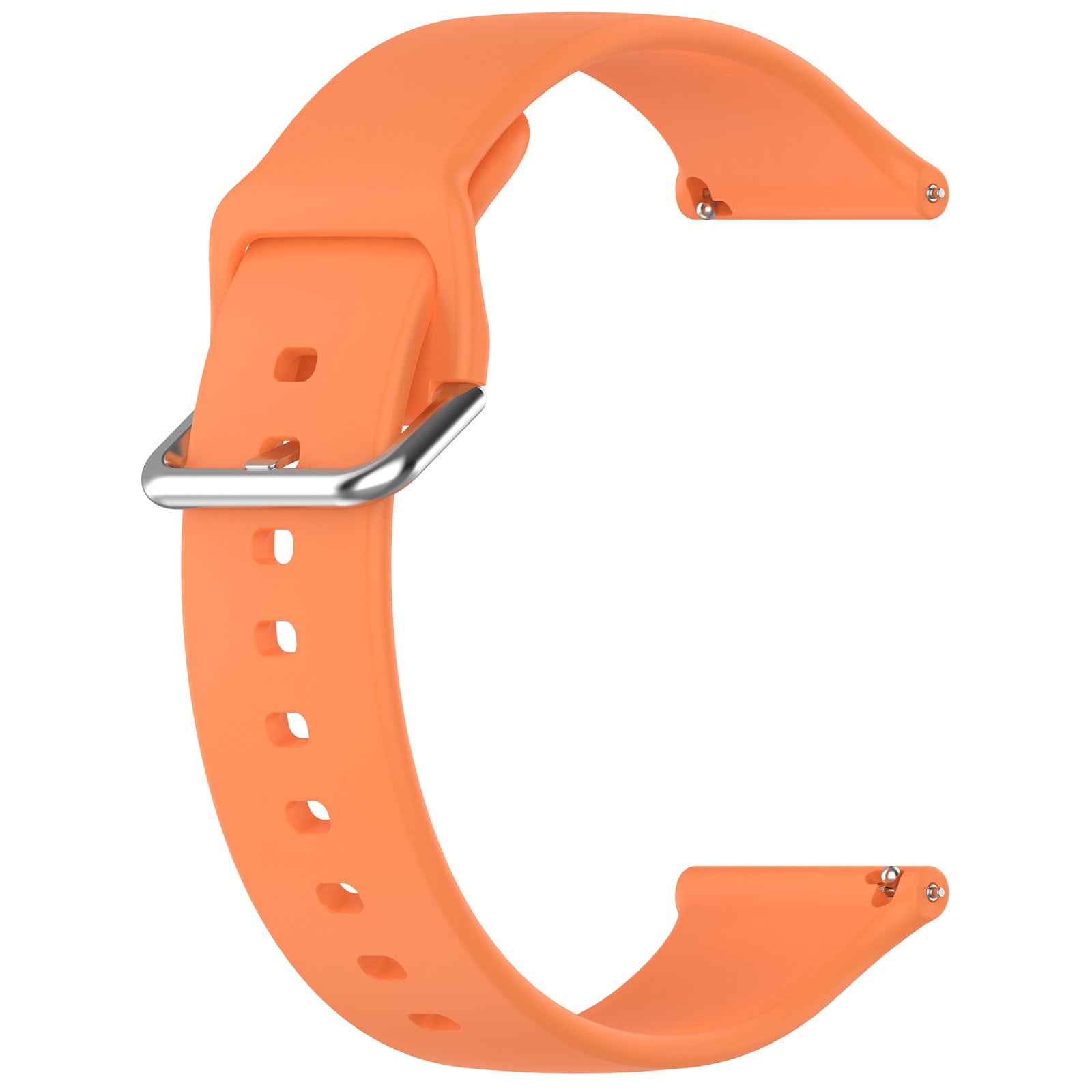 Coros Apex 4 - 46mm Silicone Buckle Strap (Orange)