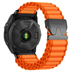 Garmin Fenix 7x Outdoor Nylon Strap (Orange)