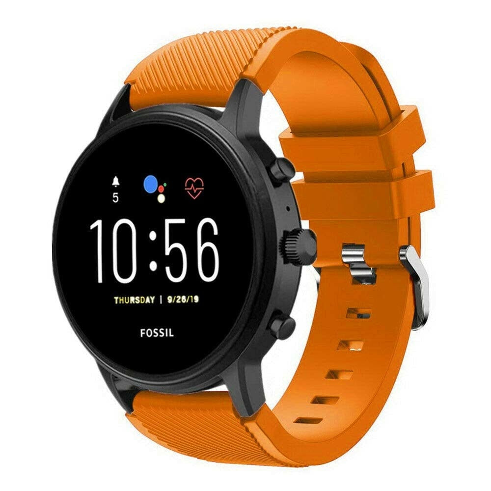 Bracelet silicone Fossil Gen 4 Explorist HR (orange)
