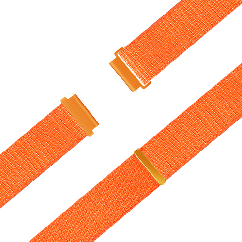 Bandz Garmin Forerunner 265 Nylon Loop Strap (Orange)