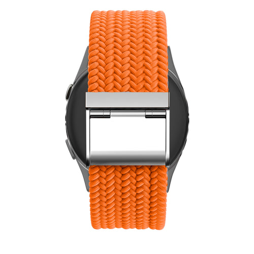 Bandz Garmin Forerunner 265 Woven Nylon Strap (Orange)