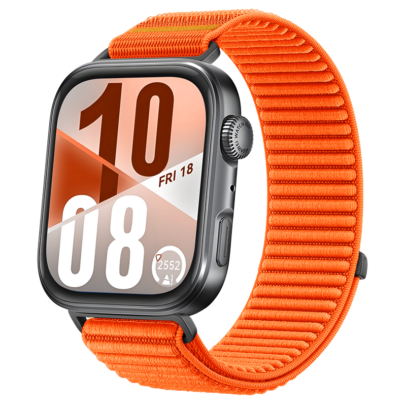 Huawei Watch Fit 3 Nylon Wave Strap (Orange)