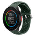 Bracelet silicone avec trous Polar Pacer (vert armée)