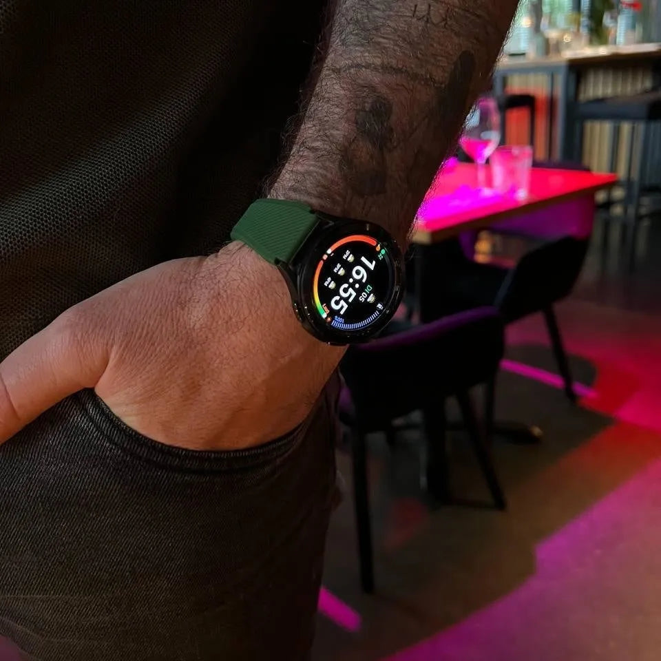 Polar Ignite Silicone Strap with Buckle (Green)