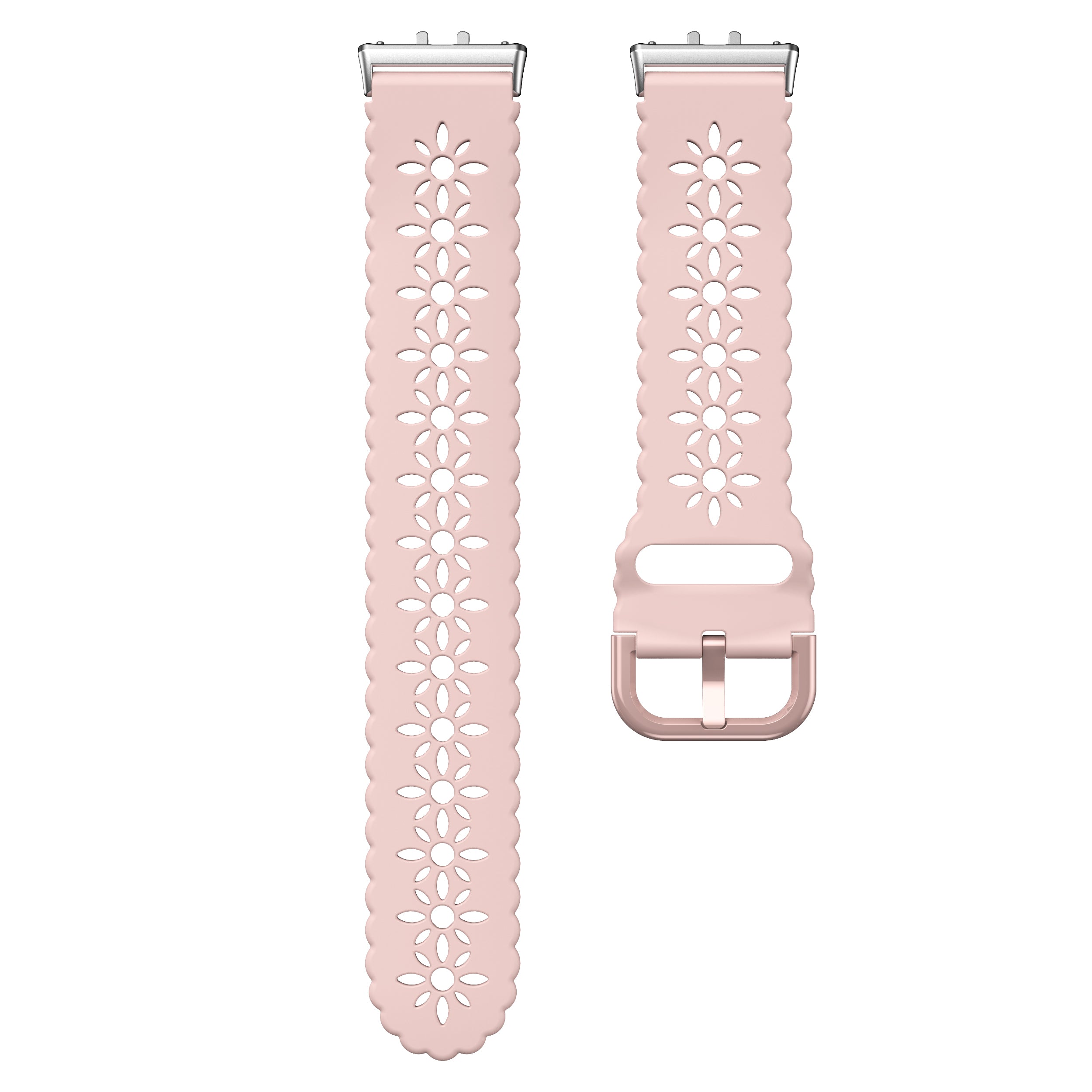 Bracelet silicone Samsung Galaxy Fit 3 avec motif (rose)