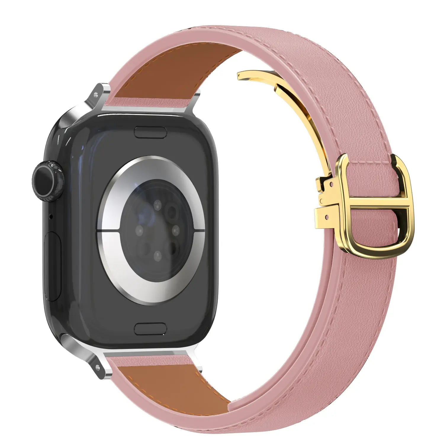 Bandz Bracelet cuir 'D-Type' Apple Watch (rose)