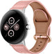 Bracelet cuir à maillons Google Pixel Watch 4 - 41mm (rose)
