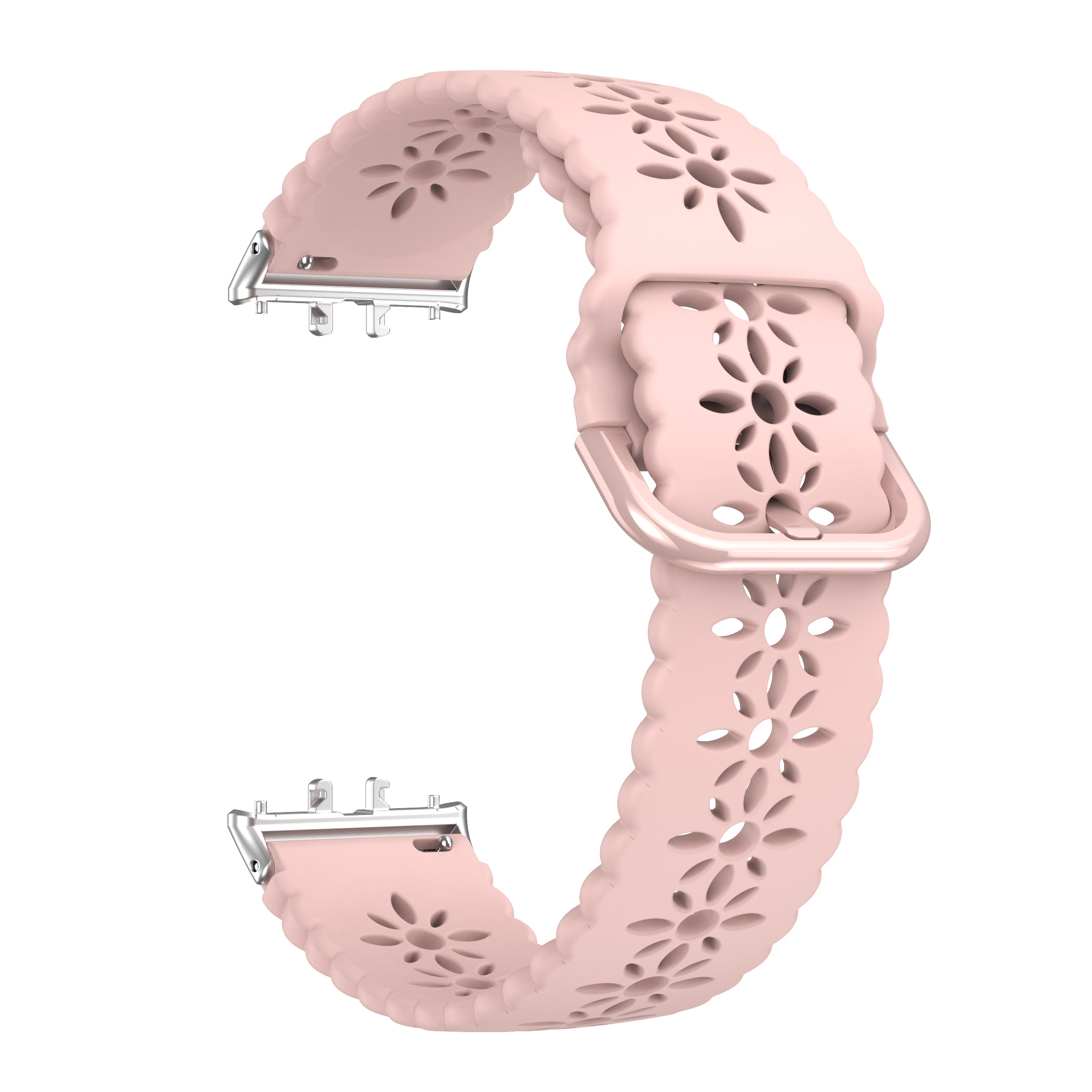 Bracelet silicone Samsung Galaxy Fit 3 avec motif (rose)