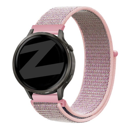Bandz Garmin Bounce 2 Nylon Loop Strap (Pink)