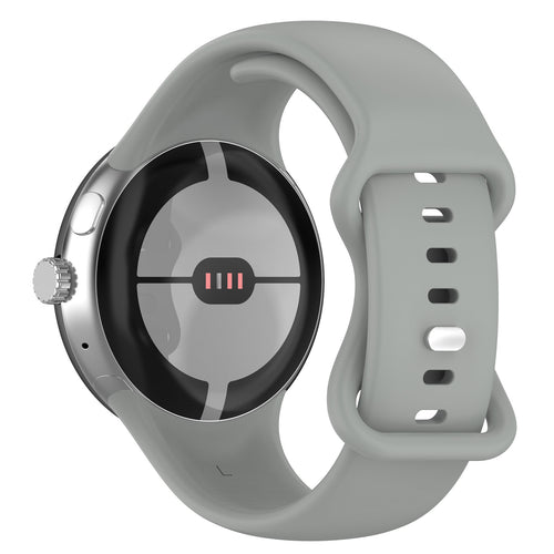 Bracelet silicone classique Google Pixel Watch 4 - 45mm (gris)