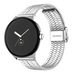 Bracelet acier de luxe Google Pixel Watch 3 45mm (argent)