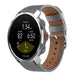 Polar Grit X Leather Strap (Grey)