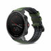 Bracelet silicone/cuir Polar Grit X Pro (noir/vert)