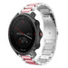 Polar Grit X Pro Steel Strap (Silver/Pink)