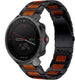 Polar Grit X Pro Wood/Steel Strap (Black)