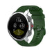 Bracelet silicone Polar Grit X (vert armée)