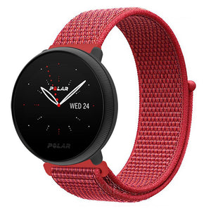 polar-ignite-2-nylon-band-rood