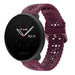 Polar Ignite 2 Silicone Strap Patterned (Burgundy)