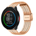 Bracelet acier inoxydable Polar Pacer (or rose)