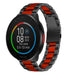 Bracelet acier Polar Pacer (noir/rouge)