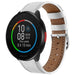Bracelet cuir Polar Pacer (blanc)