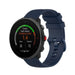 Bracelet en silicone de luxe Polar Vantage M3 (bleu foncé)