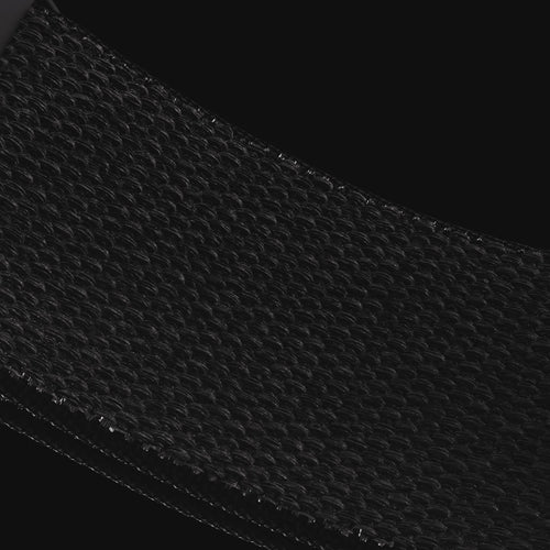 Bracelet montre 22mm nylon  - universel (noir mix)