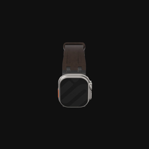 Apple Watch Ultra Solid Leather Strap (Coffee)
