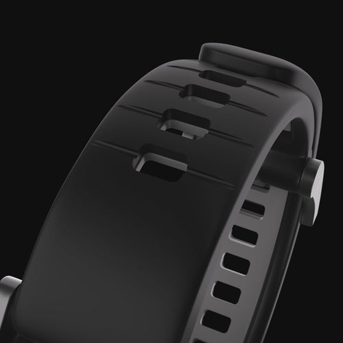 Bracelet sport á boucle Garmin Instinct 3 - 45mm (orange/noir)