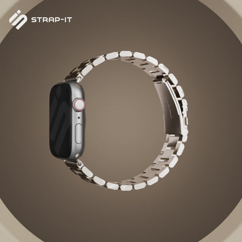 Bracelet acier Apple Watch (argent)