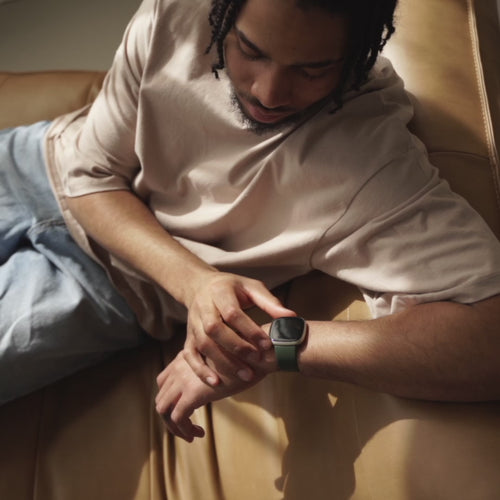 Fitbit Versa 4 Silicone Strap Classic (Dark Green)