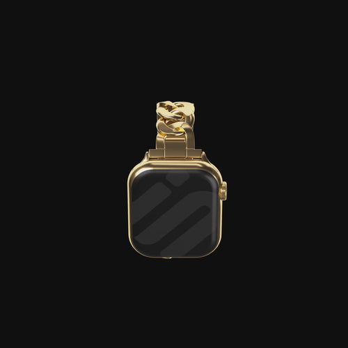 Bracelet chaîne en acier Apple Watch (or)