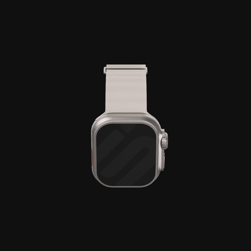 Bracelet Ocean Apple Watch avec fermeture à pression (noir)