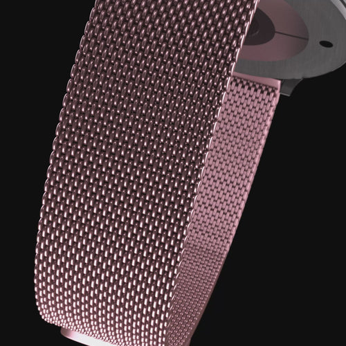 Bracelet milanais Siltcon Auréa (rose)