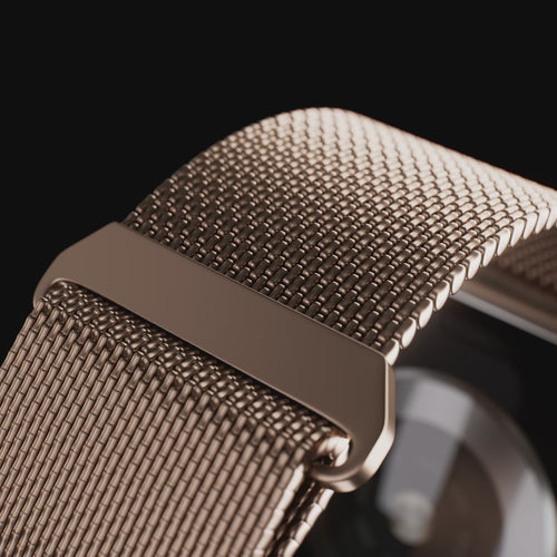 Bracelet milanais pour Apple Watch avec boucle (argent)