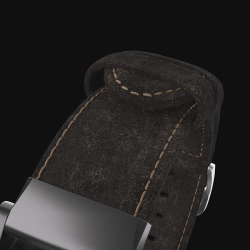 Bracelet cuir Garmin Fenix 7 (marron)
