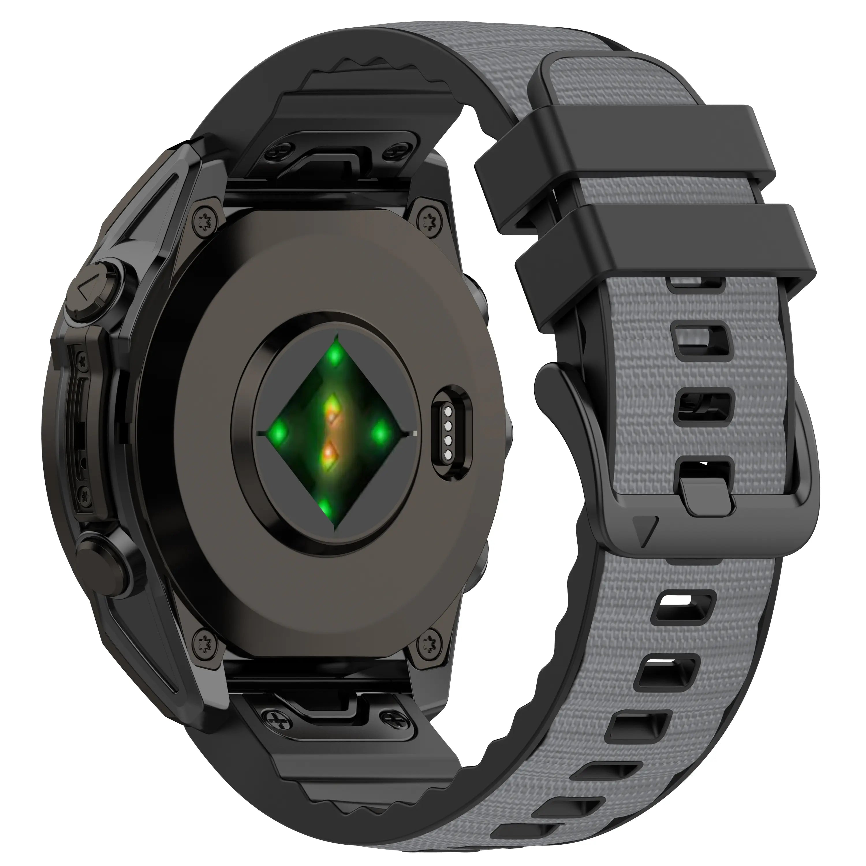 Bracelet hybride nylon Garmin Forerunner 935 (gris clair)