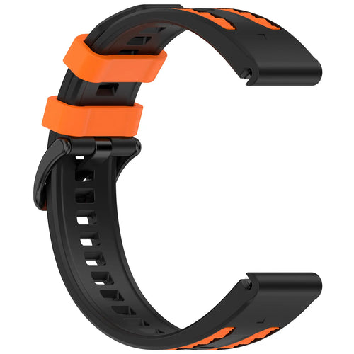 Garmin Fenix 8 Pro - 51mm Sport Grain Strap (Black/Orange)