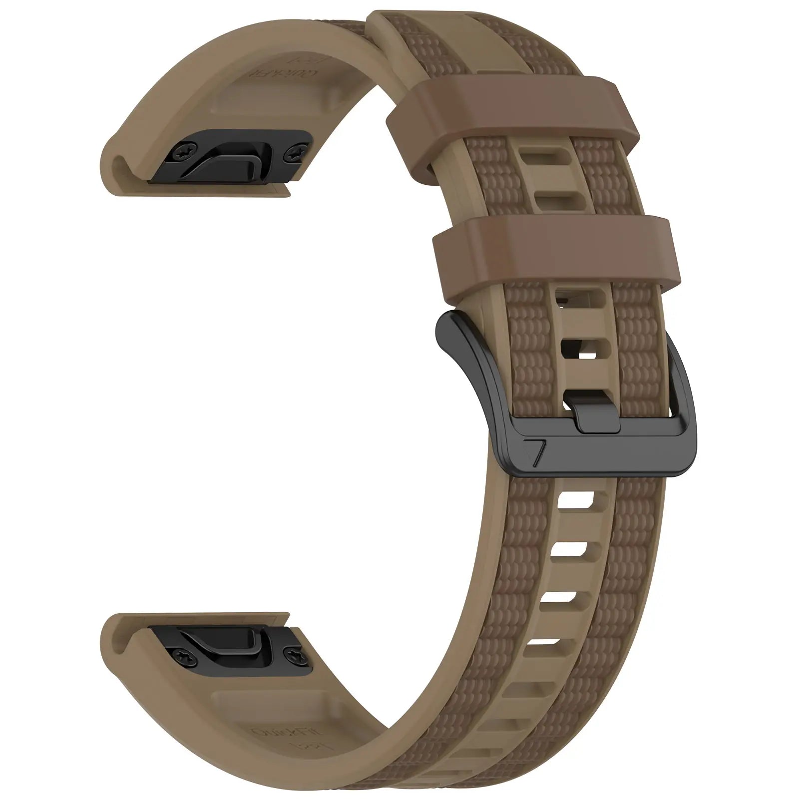 Bracelet sport grain Garmin Enduro 1/2/3 (kaki/brun)