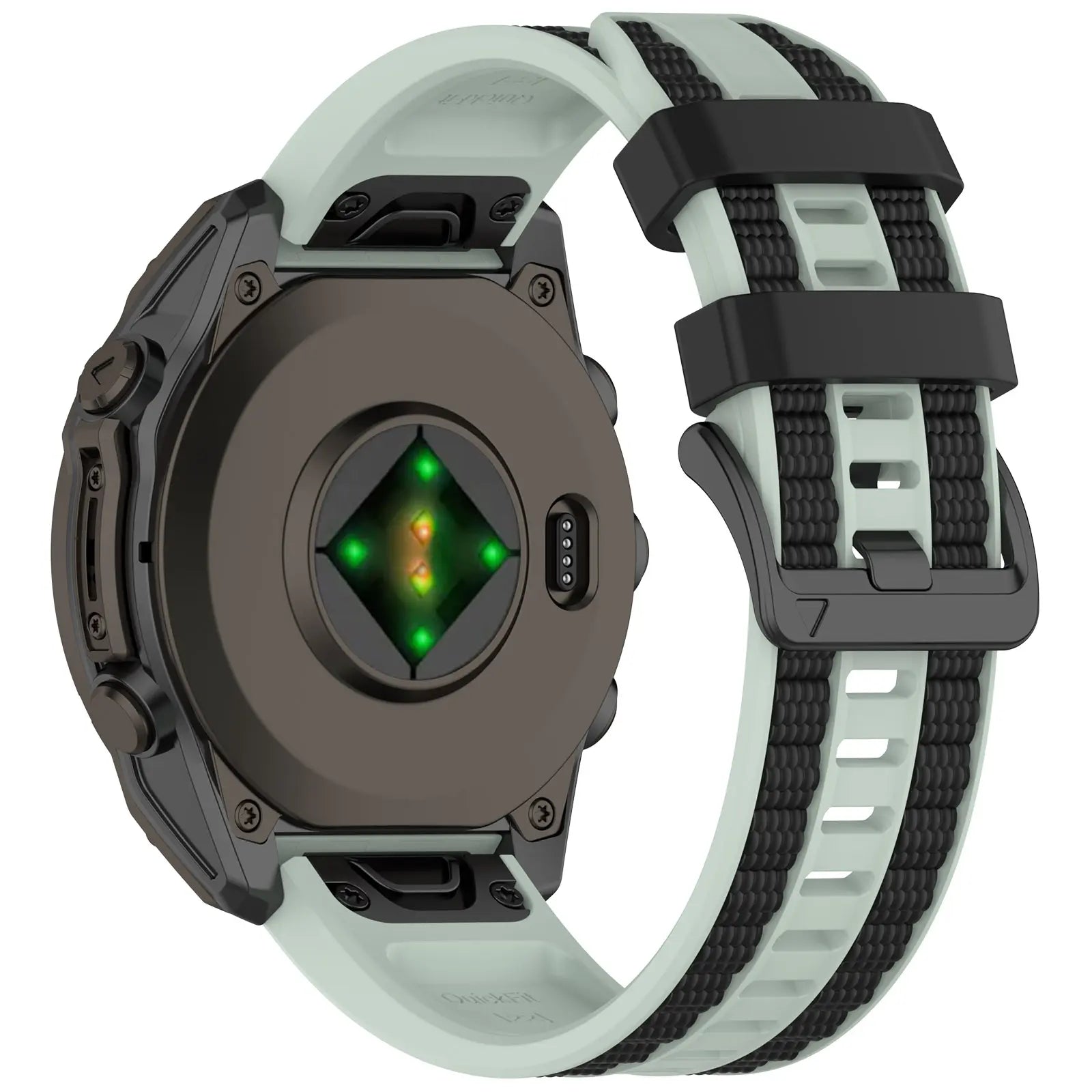 Garmin Quatix 8 - 51mm Sport Grain Strap (Mint/Black)