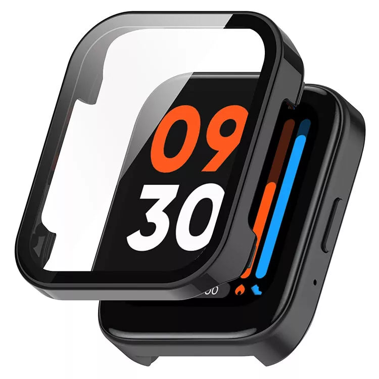 Coque rigide Redmi Watch 3 avec verre (noir)