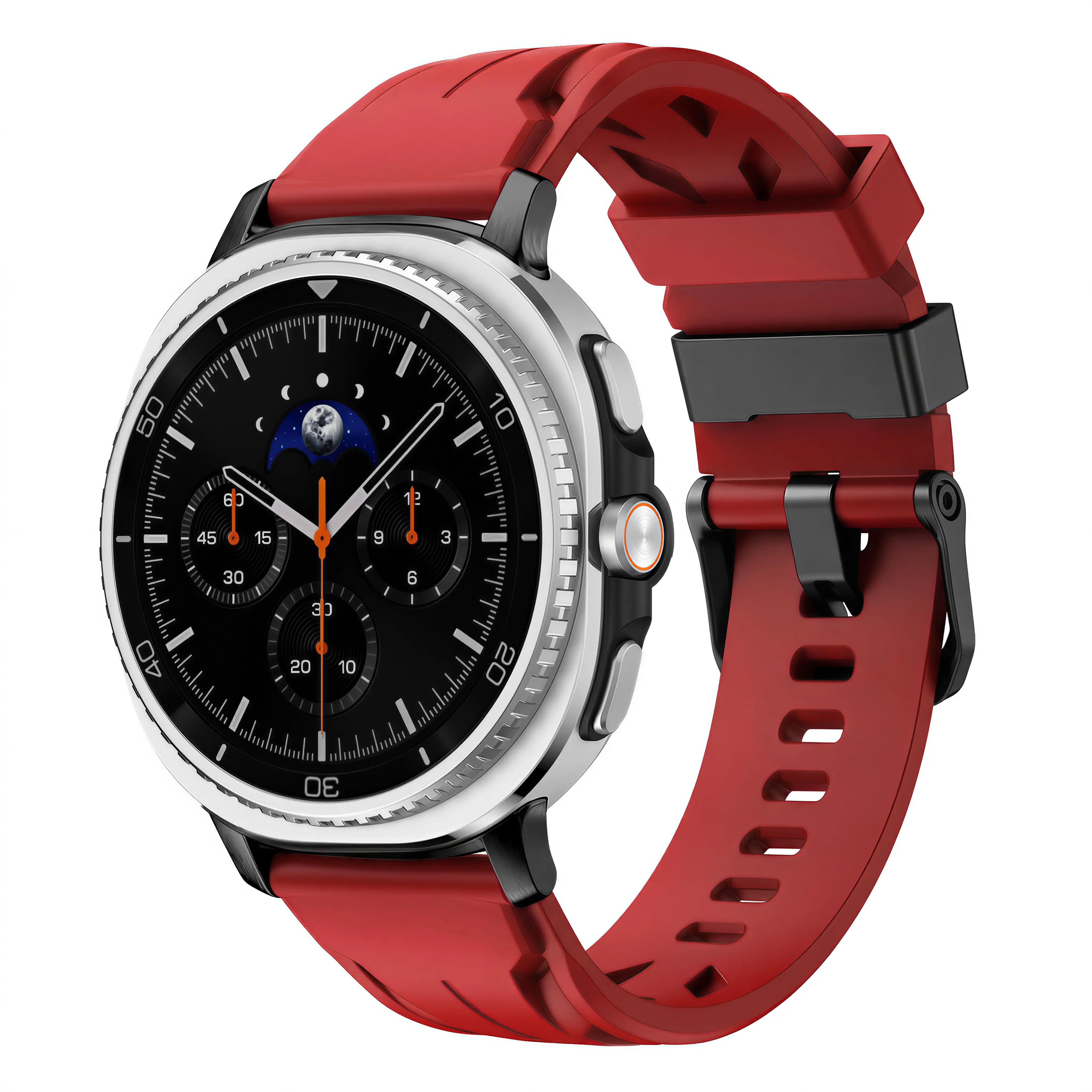 Samsung Galaxy Watch 9 - 44mm Race Silicone Strap (Red)