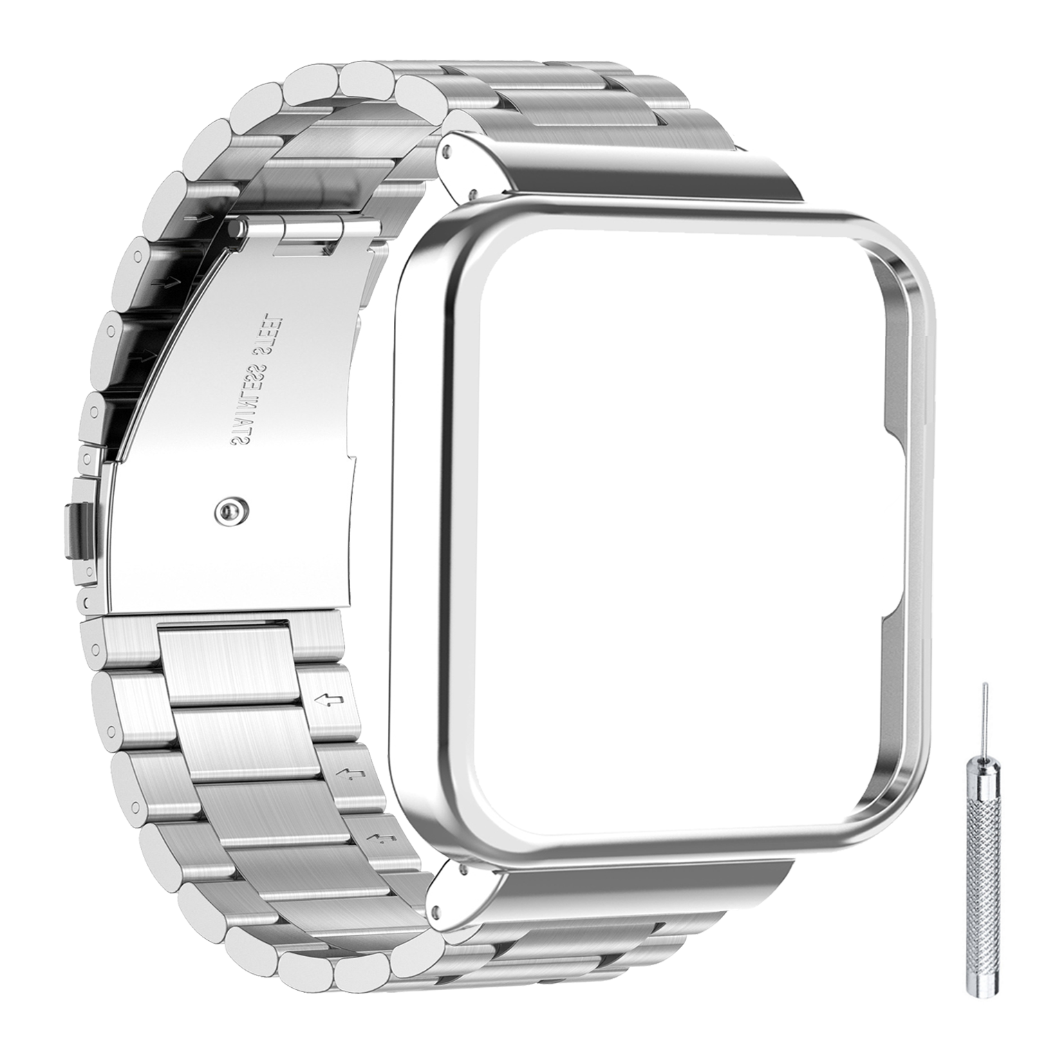 redmi-watch-2-lite-armband-stahl-silber
