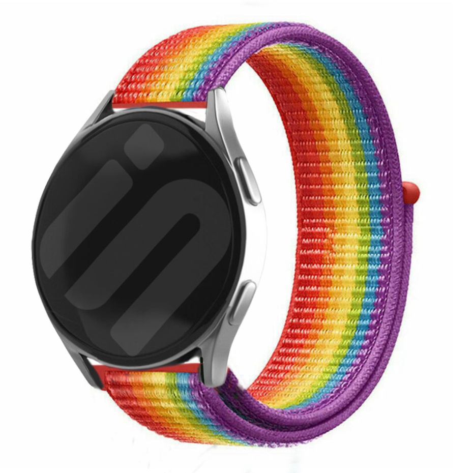 Bracelet nylon Amazfit Bip 3 (Pro) (arc-en-ciel)