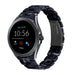 Fossil Gen 5e 44mm Resin Strap (Black/White)